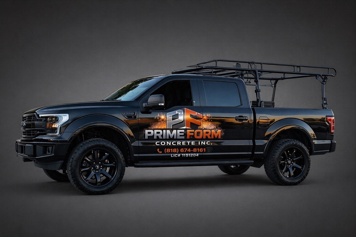 Prime Form Concrete branded Ford F-150